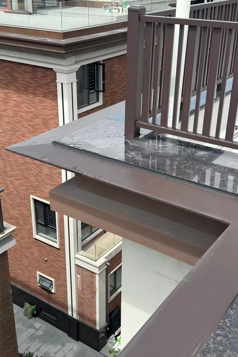 and eave drip (1 side)