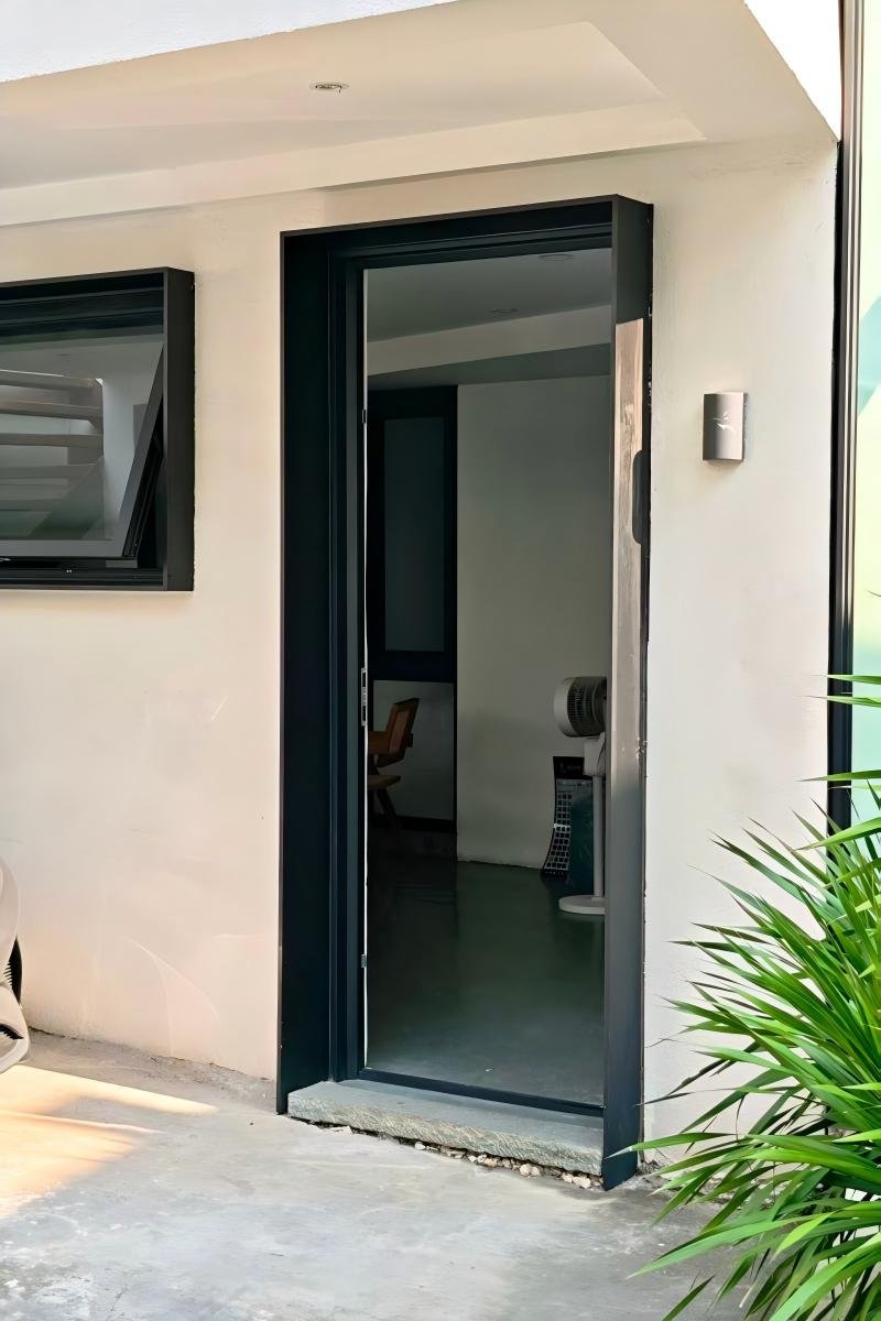 Exterior window casing — full window surround, door frame, and eave drip applications