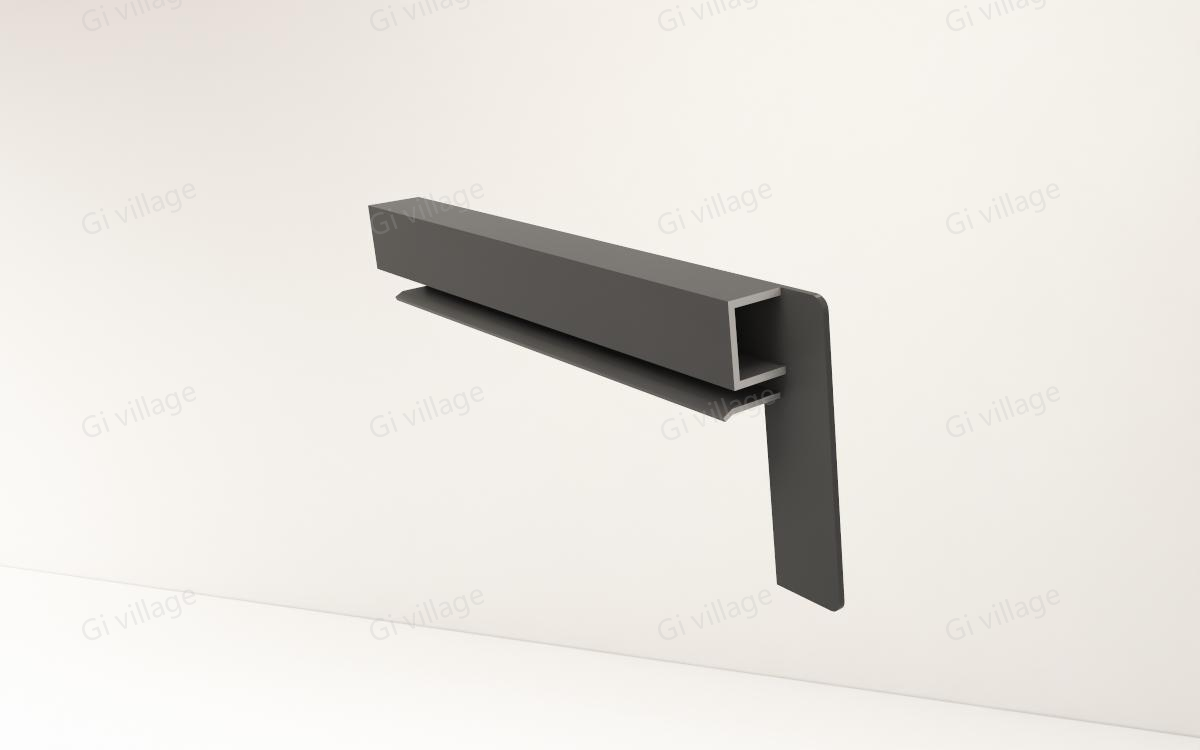 `Aluminum end cap and joint cover for CTB window sill, straight and mitered corner installation`